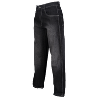 Southpole Relaxed Crosshatch Denim Jean - Men's - All Black / Black