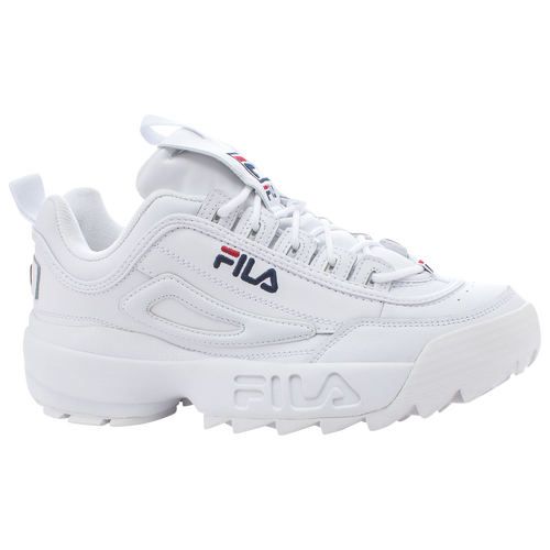 Fila Disruptor   Mens   Training   Shoes   White/Peacock/Vintage Red