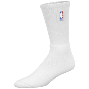 For Bare Feet NBA Logoman Crew Sock - Men's - NBA League Gear - White