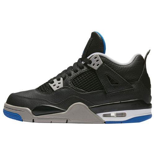 Jordan Retro 4 Boys' Grade School Basketball Shoes Black/Game