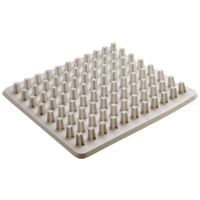 Athletic Specialties Team 12" X 11" Cleat Cleaner Pad - Men's - Grey / Grey