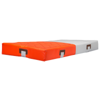 Champro Nylon Quilted Double First Base - Orange / White