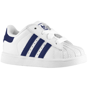 adidas Originals Superstar 2 - Boys' Toddler - White/New Navy/White
