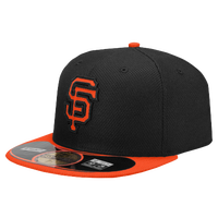 New Era 59Fifty Diamond Era BP Cap - Men's - San Francisco Giants - Black / Orange