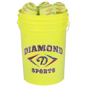 Diamond 12RFPSC .47 ASA Bucket of Softballs