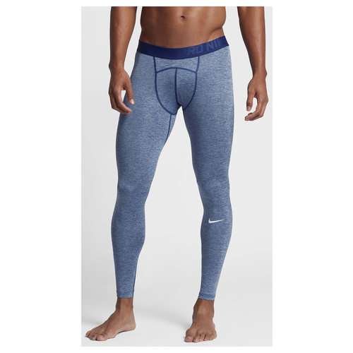 blue nike compression tights