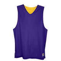 Eastbay Basic Reversible Mesh Tank - Men's - Purple / Yellow