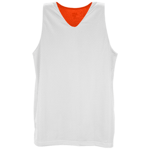 Eastbay Basic Reversible Mesh Tank - Women's - Orange/White