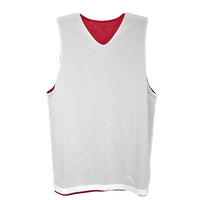 Eastbay Basic Reversible Mesh Tank - Boys' Grade School - Red / White