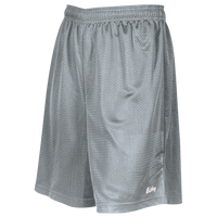 Eastbay 8" Basic Mesh Short - Boys' Grade School - Silver / Silver