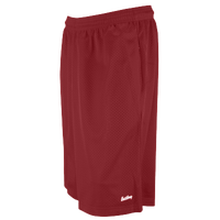 Eastbay 11" Basic Mesh Short with Pockets - Men's - Maroon / Maroon