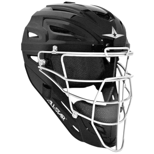 All Star System 7 MVP Catcher's Head Gear - Black