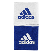 adidas Interval 3" Reversible Wristbands - Men's - Blue / White