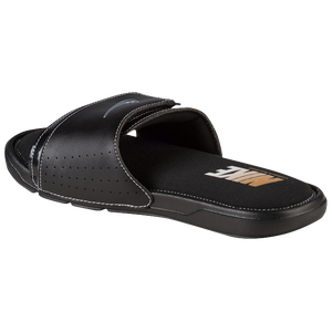 Nike Comfort Slide 2 - Men's - Black/Metallic Silver/White