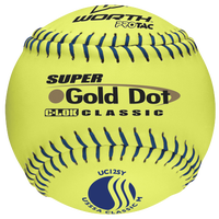 Worth Super Gold Dot Pro Tac Softball  - Men's - Yellow / Blue
