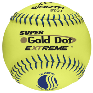 Worth UC12CYXT Super Gold Dot Extreme Softball - Men's - Yellow