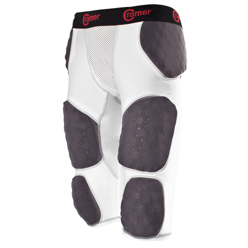 Cramer Thunder 7Pad Integrated Football Girdle Men's Football Clothing White/Black