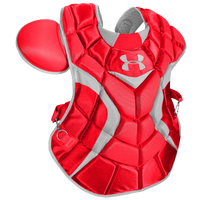 Under Armour Pro Chest Protector - Men's - Red / Silver