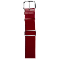 All Star 1 1/2" Elastic Uniform Belt - Maroon / Maroon