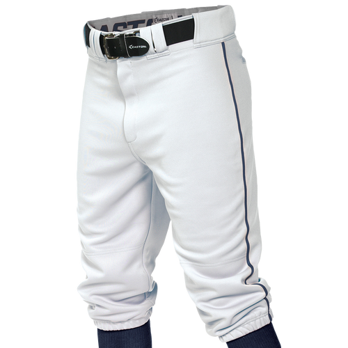 Easton Pro + Knicker Piped Baseball Pants Men's Baseball Clothing White/Navy