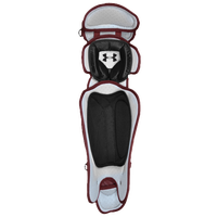 Under Armour Pro Shin Guards - Men's - Maroon / Silver