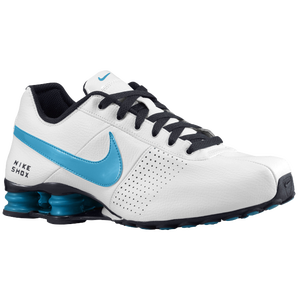 Nike Shox Deliver - Men's - White/Neo Turquoise/Dark Obsidian