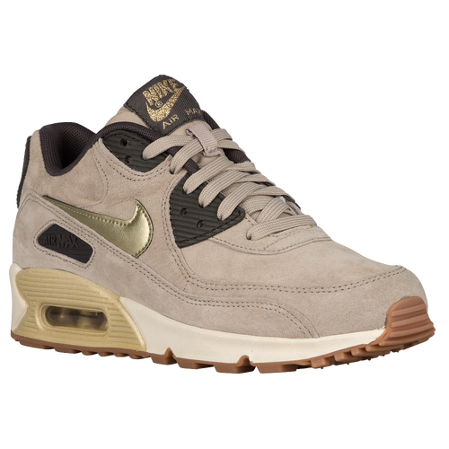 Nike Air Max 90 Women's Running Shoes String/Metallic Gold