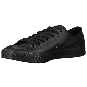 Converse All Star Ox Leather - Men's - Black-Black Monochrome