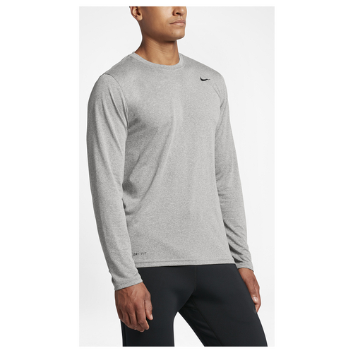 nike long sleeve grey shirt