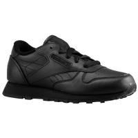 Reebok Classic Leather - Boys' Toddler - All Black / Black