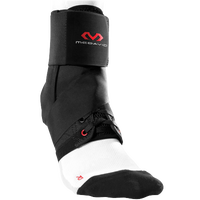 McDavid 195 Ultralite Ankle Brace W/Straps - All Black / Black