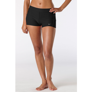 Nike Dri-Fit 2" Tempo Boy Short - Women's - Black/Black/Matte Silver