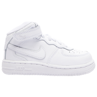 Nike Air Force 1 Mid - Boys' Toddler - All White / White
