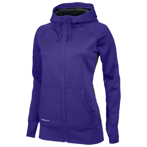 Nike Team Full Zip KO Hoody   Womens   For All Sports   Clothing   Cardinal/Anthracite