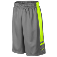 Nike Franchise Short - Boys' Grade School - Grey / Light Green