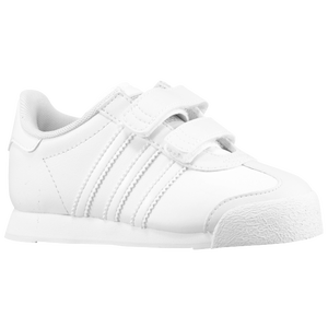 adidas Originals Samoa - Boys' Toddler - White/White/Metallic Silver