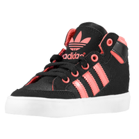 adidas Originals Hard Court Hi - Girls' Toddler - Black / Pink