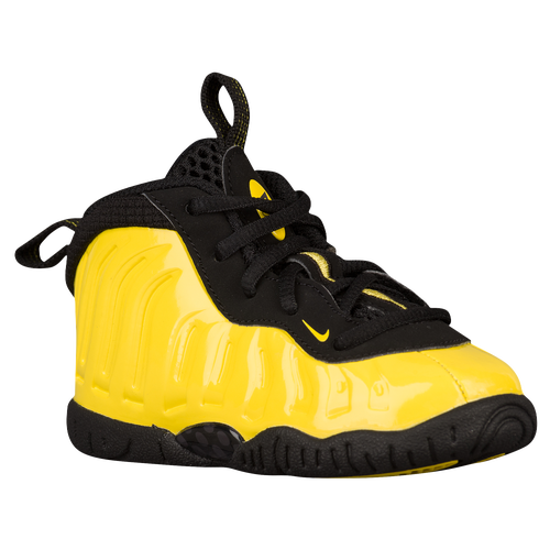 yellow and black infant foamposites