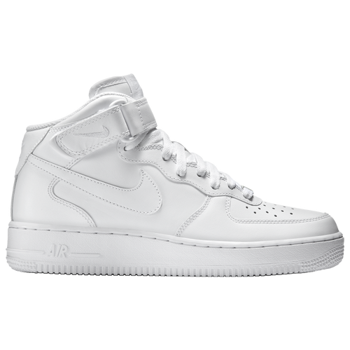 Nike Air Force 1 Mid   Mens   Basketball   Shoes   White/White