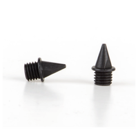 Omni-Lite 7mm Pyramid Spikes - All Black / Black