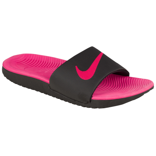 nike pink sliders