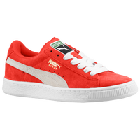 PUMA Suede Classic - Boys' Grade School - Red / White