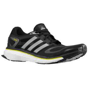 adidas Energy Boost - Men's - Black/Metallic Silver/Vivid Yellow