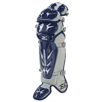 Mizuno Samurai 16.5" Shin Guards G3 - Men's - Navy / Grey