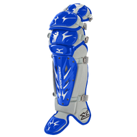 Mizuno Samurai 16.5" Shin Guards G3 - Men's - Blue / Grey
