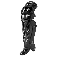 Mizuno Samurai 16.5" Shin Guards G3 - Men's - Black / White