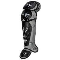 Mizuno Samurai 15.5" Intermediate Shin Guards G3 - Men's - Black / Grey