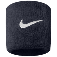 Nike Swoosh Wristbands - Men's - Navy / White