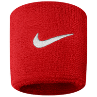 Nike Swoosh Wristbands - Men's - Red / White