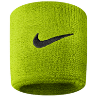 Nike Swoosh Wristbands - Men's - Light Green / Black